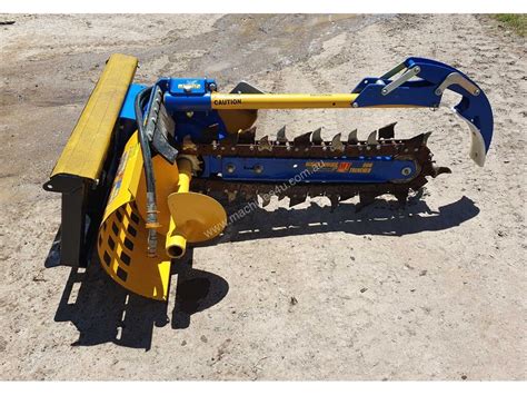 skid steer trencher used|used skid steer trencher for sale.